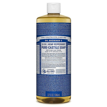Dr Bronner's Pure Castile Soap Peppermint 946ml